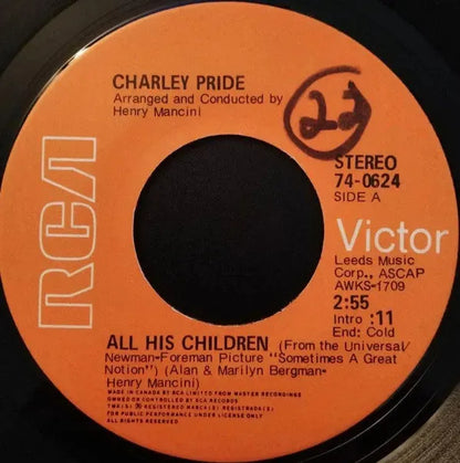 Charley Pride : All His Children (7", Single)