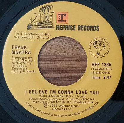 Frank Sinatra : I Believe I'm Gonna Love You / The Only Couple On The Floor (7", Single)