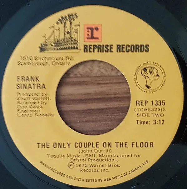 Frank Sinatra : I Believe I'm Gonna Love You / The Only Couple On The Floor (7", Single)