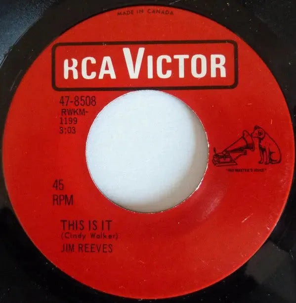 Jim Reeves : This Is It (7", Single)