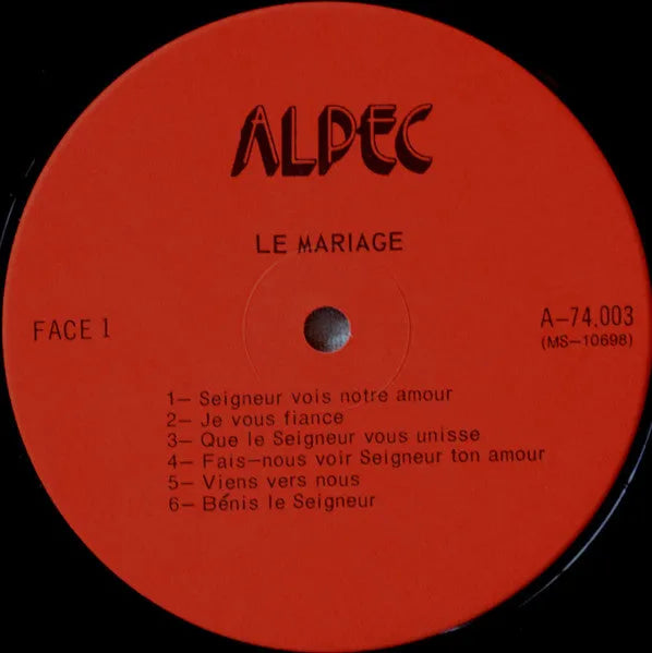 Various : Le Mariage (LP, Album)