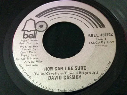 David Cassidy : How Can I Be Sure / Ricky's Tune (7", Single)