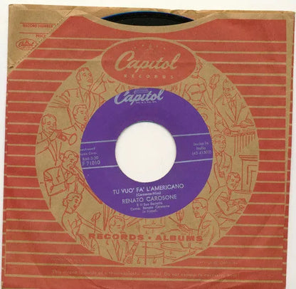 Renato Carosone E Il Suo Sestetto : O Suspiro /Tu Vuo Fa' L'Americano (7", Single)