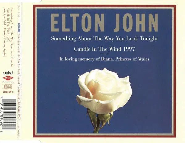 Elton John : Something About The Way You Look Tonight / Candle In The Wind 1997 (CD, Single)