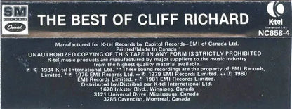 Cliff Richard : The Best Of Cliff Richard (Cass, Comp)