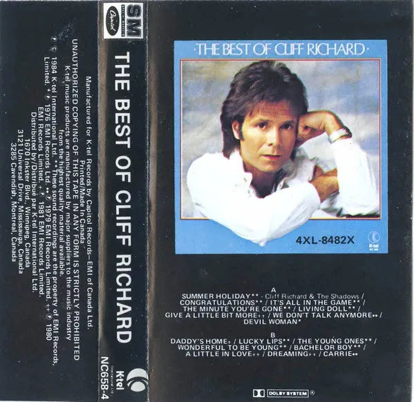 Cliff Richard : The Best Of Cliff Richard (Cass, Comp)