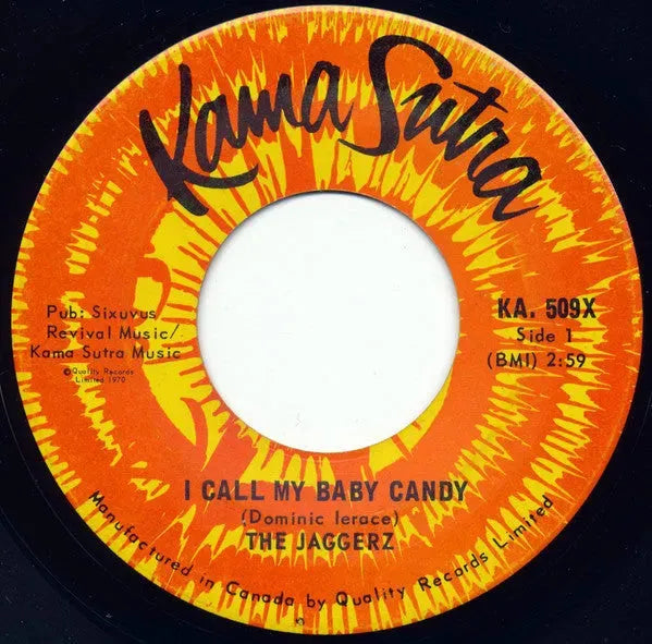 The Jaggerz : I Call My Baby Candy / Will She Believe Me? (7", Single)