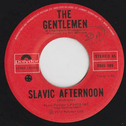 The Gentlemen (13) : Latin Afternoon / Slavic Afternoon (7", Single, RE)