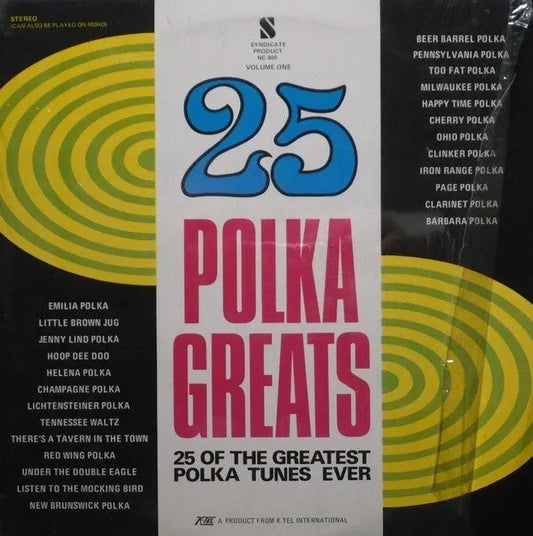 Various : 25 Polka Greats (LP, Comp)