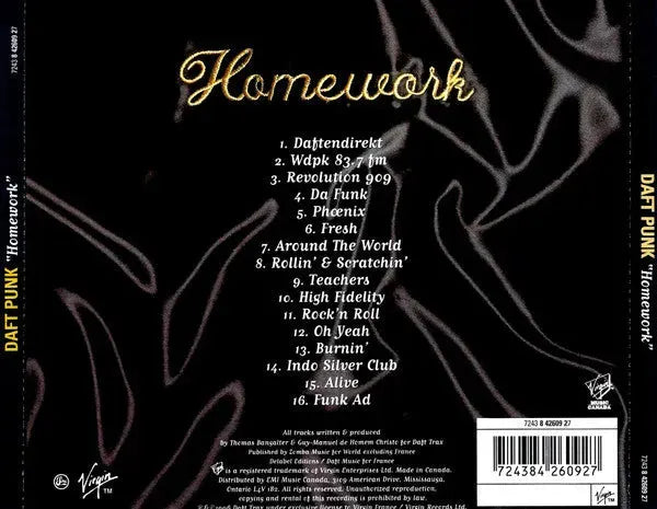 Daft Punk : Homework (CD, Album)