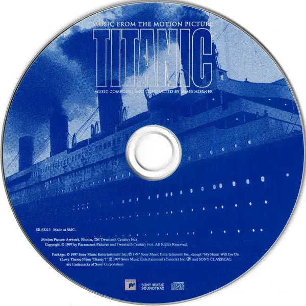 James Horner : Titanic (Music From The Motion Picture) (CD, Album)