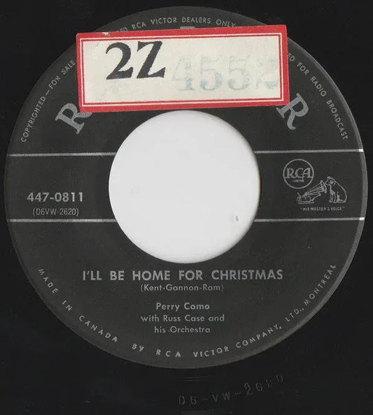 Perry Como : I'll Be Home For Christmas / That Christmas Feeling (7", Single)