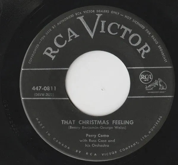 Perry Como : I'll Be Home For Christmas / That Christmas Feeling (7", Single)