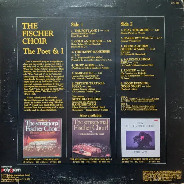 Fischer Chöre : The Poet & I (LP, Album)