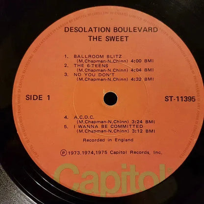 The Sweet : Desolation Boulevard (LP, Album)