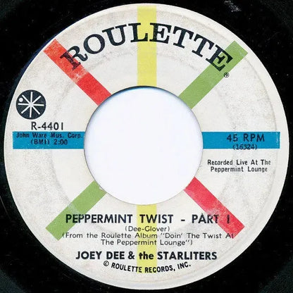 Joey Dee & The Starliters : Peppermint Twist (7", Single)