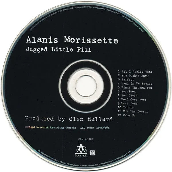 Alanis Morissette : Jagged Little Pill (CD, Album)