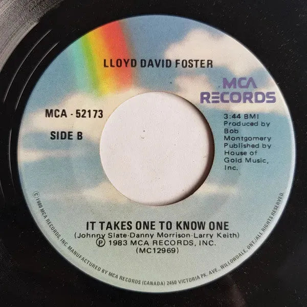 Lloyd David Foster : Unfinished Business (7", Single)