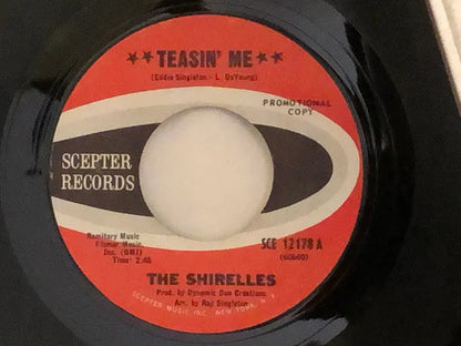 The Shirelles : Teasin' Me (7", Single, Promo)