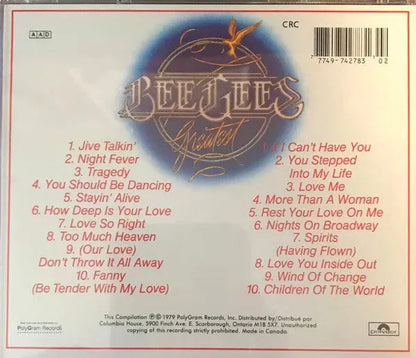 Bee Gees : Greatest (2xCD, Comp, Club, RE)