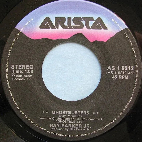 Ray Parker Jr. : Ghostbusters (7", Single)