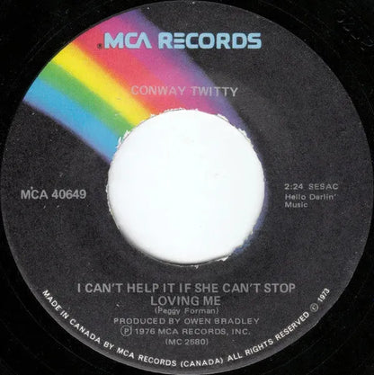 Conway Twitty : I Can't Believe She Gives It All To Me (7", Single)