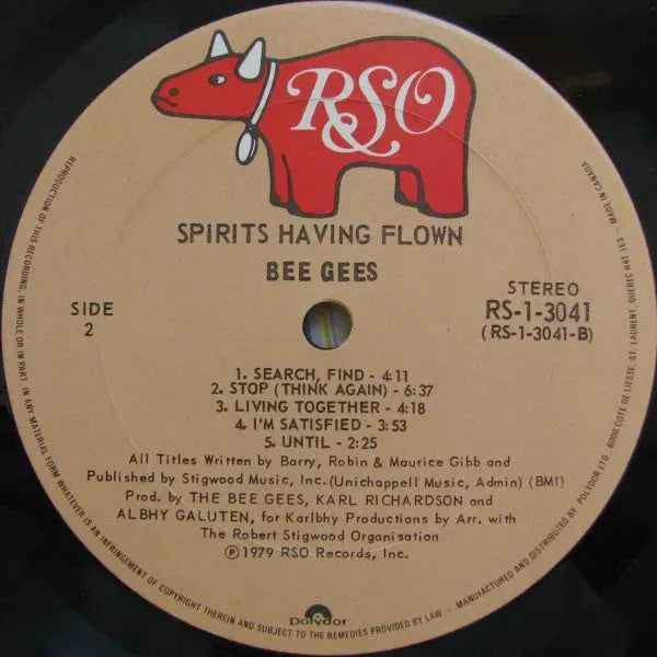 Bee Gees : Spirits Having Flown (LP, Album)