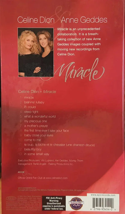 Céline Dion : Miracle (Box, Ltd + CD, Album + DVD-V, NTSC)