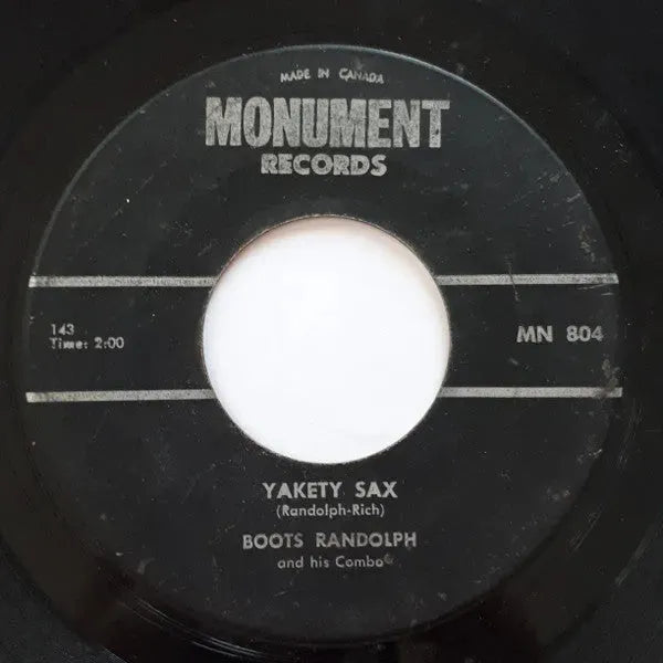 Boots Randolph And His Combo : Yakety Sax (7", Single)