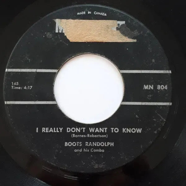 Boots Randolph And His Combo : Yakety Sax (7", Single)