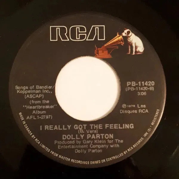 Dolly Parton : Baby I'm Burnin'  (7", Single)