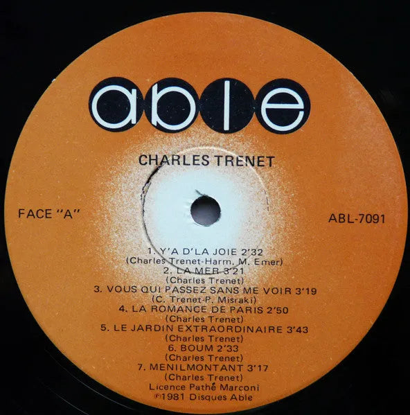 Charles Trenet : Charles Trenet (LP, Comp)