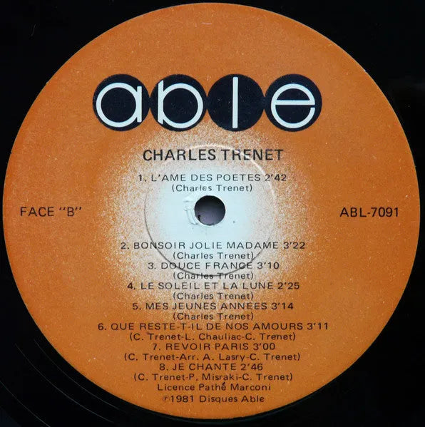 Charles Trenet : Charles Trenet (LP, Comp)