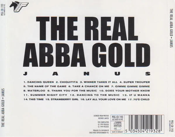 The Real Abba Gold : Janus (CD, Album)