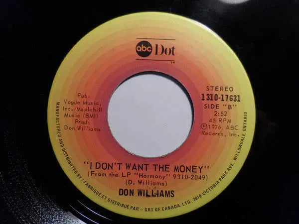 Don Williams (2) : Say It Again (7", Single)