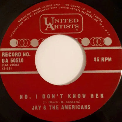 Jay & The Americans : When You Dance (7")