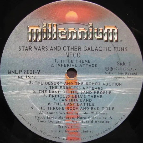 Meco Monardo : Star Wars And Other Galactic Funk (LP, Album)