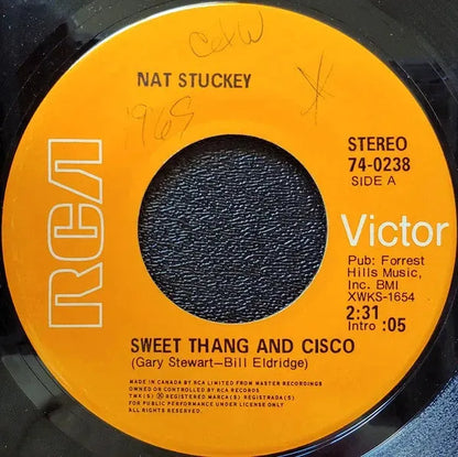 Nat Stuckey : Sweet Thang And Cisco / Son Of A Bum (7", Single)