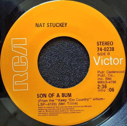 Nat Stuckey : Sweet Thang And Cisco / Son Of A Bum (7", Single)