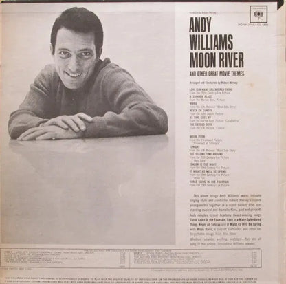 Andy Williams : Moon River And Other Great Movie Themes (LP, Album, Mono)