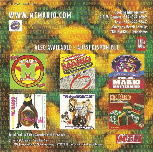 MC Mario : Danceteria (CD, Mixed)