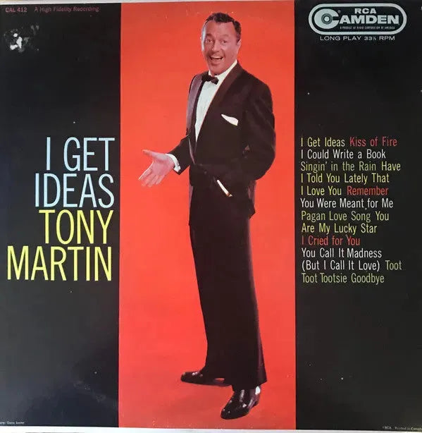 Tony Martin (3) : I Get Ideas (LP, Album)