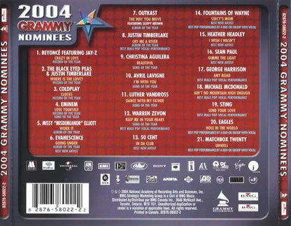 Various : 2004 Grammy Nominees (CD, Comp)