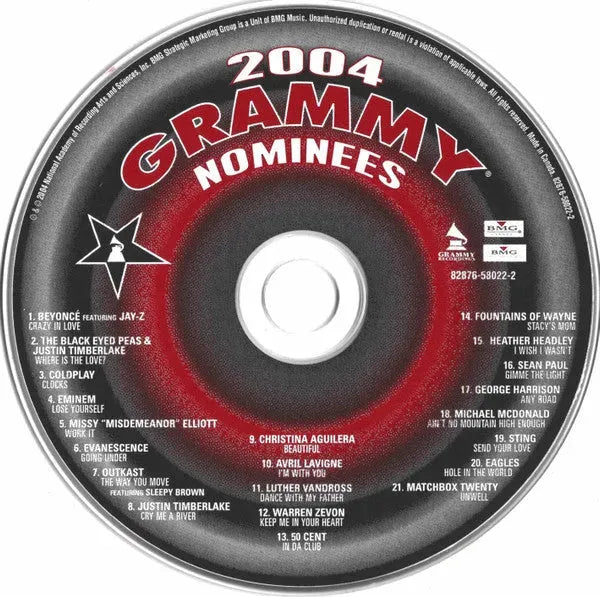 Various : 2004 Grammy Nominees (CD, Comp)