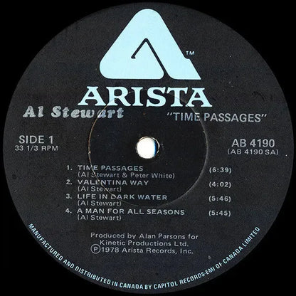 Al Stewart : Time Passages (LP, Album)