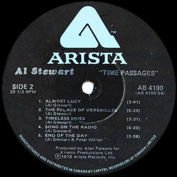 Al Stewart : Time Passages (LP, Album)