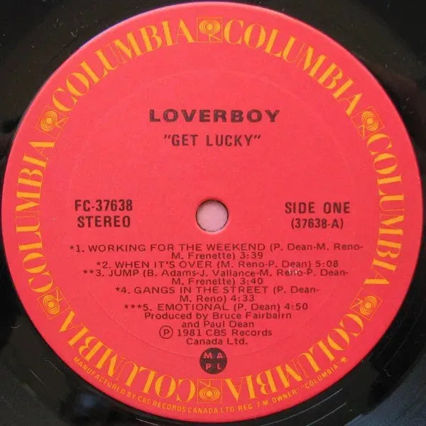 Loverboy : Get Lucky (LP, Album)