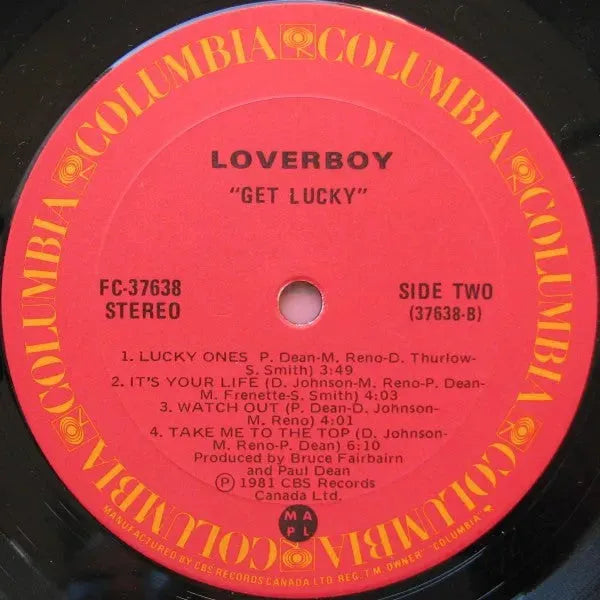 Loverboy : Get Lucky (LP, Album)