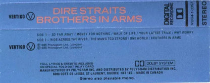 Dire Straits : Brothers In Arms (Cass, Album)