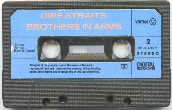 Dire Straits : Brothers In Arms (Cass, Album)